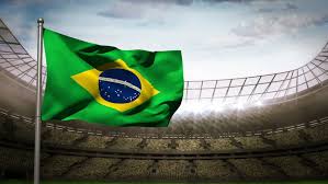 Brazil National Flag Waving On : Video de stock (totalmente libre ...
